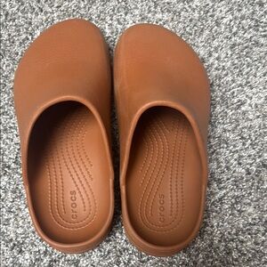 Crocs Brown Slip-On Clogs